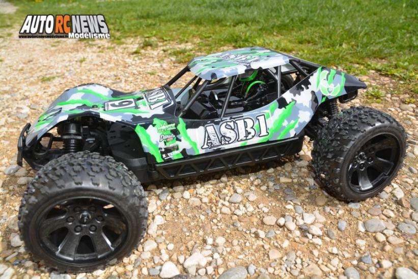 essai absima sand buggy asb1 4 wd réf : 12203 distribué par gvp racing.