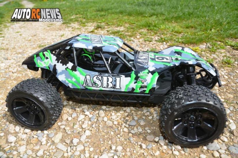 essai absima sand buggy asb1 4 wd réf : 12203 distribué par gvp racing.