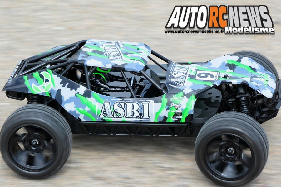 essai absima sand buggy asb1 4 wd réf : 12203 distribué par gvp racing.