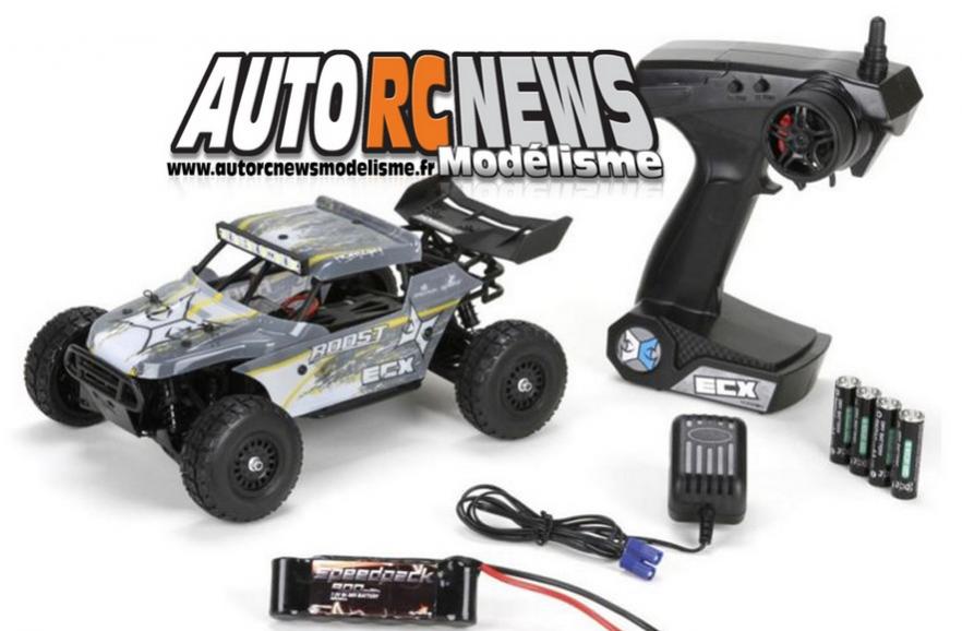 buggy ecx roost 1/18ème brushed 4 x 4 distribué par horizon hobby et par absolu modélisme