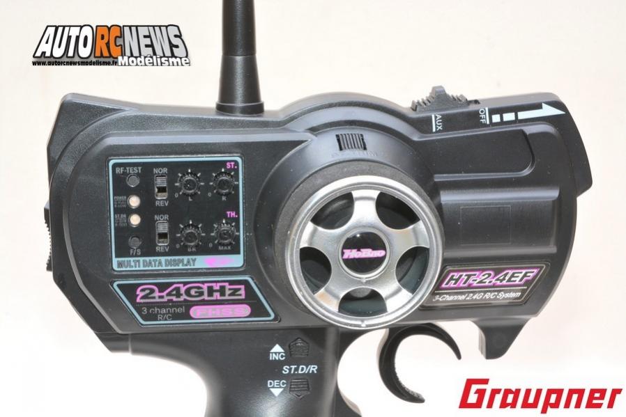 hobao hyper tt elektro truggy 1/10 brushless réf : 90183.rtr distribué par graupner.