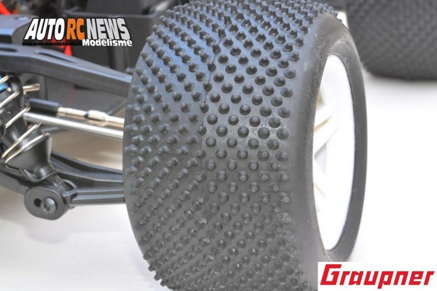 hobao hyper tt elektro truggy 1/10 brushless réf : 90183.rtr distribué par graupner.