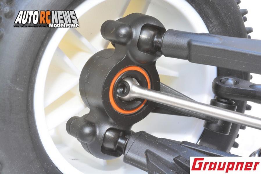 hobao hyper tt elektro truggy 1/10 brushless réf : 90183.rtr distribué par graupner.