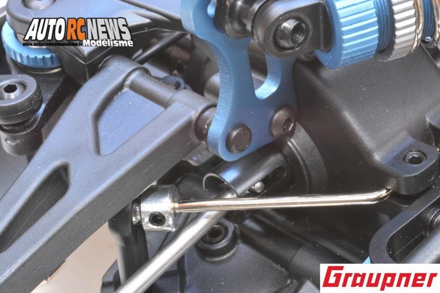 hobao hyper tt elektro truggy 1/10 brushless réf : 90183.rtr distribué par graupner.