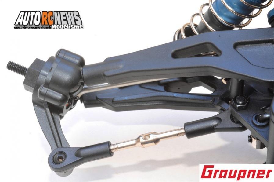 hobao hyper tt elektro truggy 1/10 brushless réf : 90183.rtr distribué par graupner.
