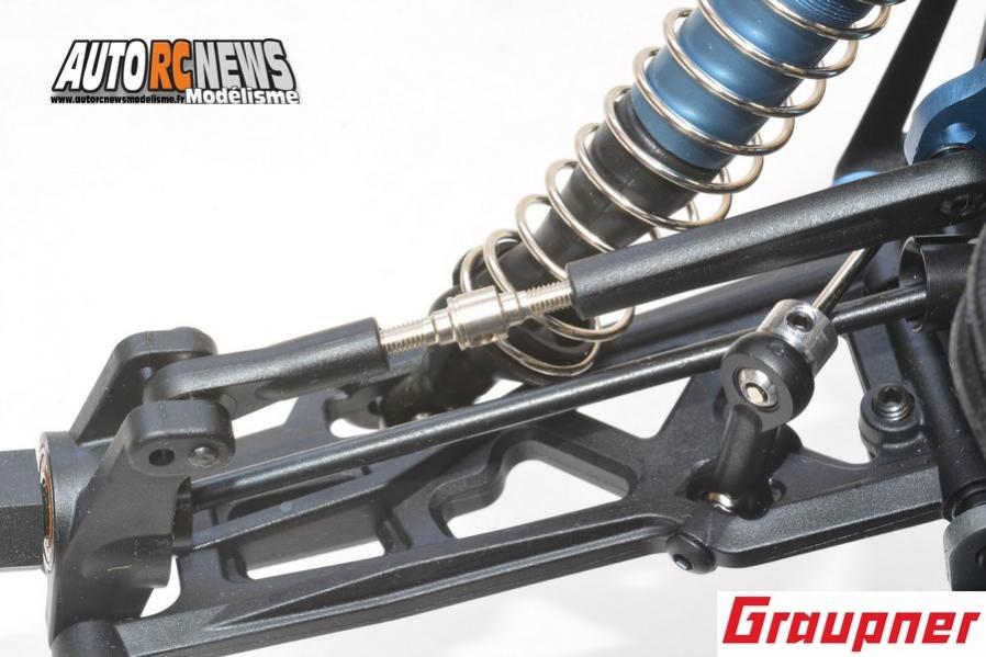 hobao hyper tt elektro truggy 1/10 brushless réf : 90183.rtr distribué par graupner.