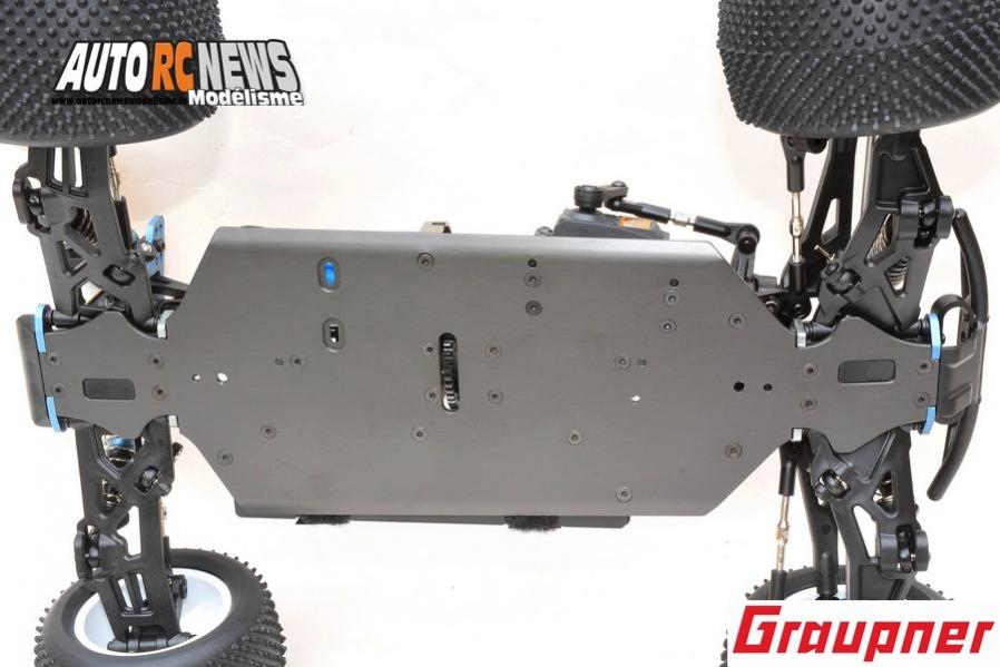 hobao hyper tt elektro truggy 1/10 brushless réf : 90183.rtr distribué par graupner.