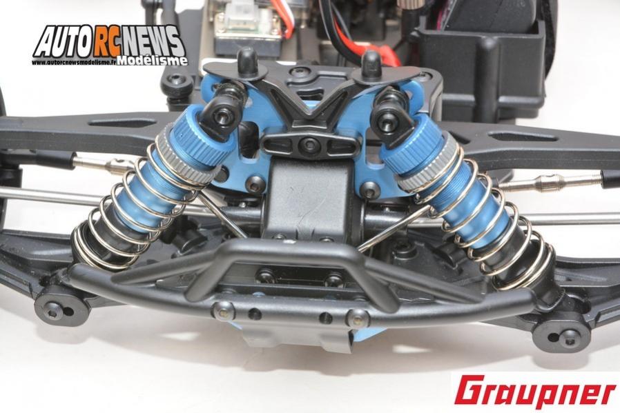 hobao hyper tt elektro truggy 1/10 brushless réf : 90183.rtr distribué par graupner.