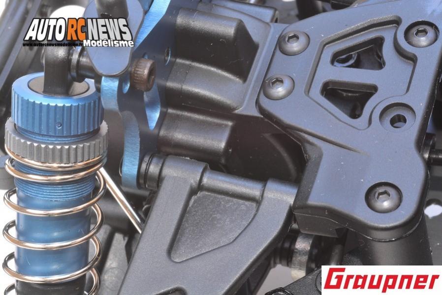 hobao hyper tt elektro truggy 1/10 brushless réf : 90183.rtr distribué par graupner.