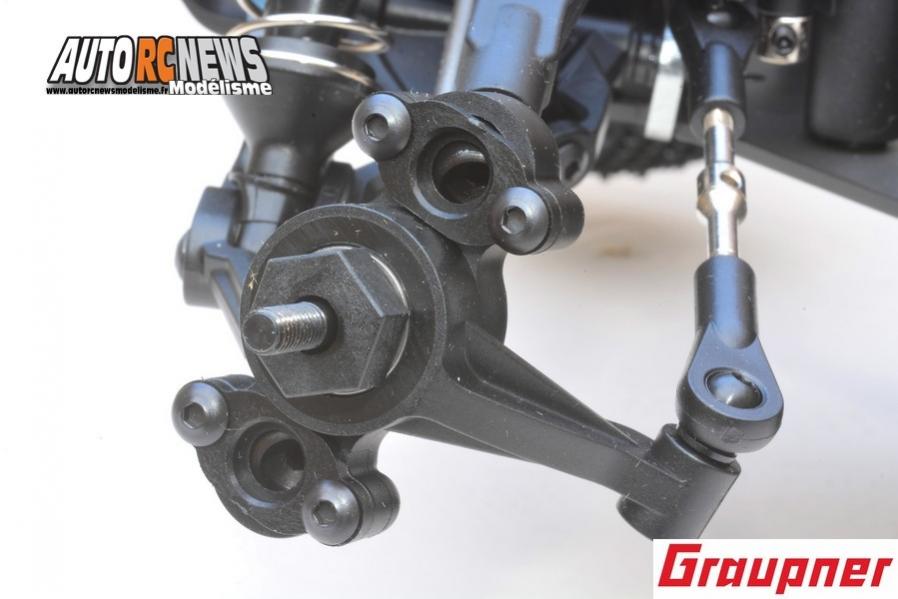 hobao hyper tt elektro truggy 1/10 brushless réf : 90183.rtr distribué par graupner.