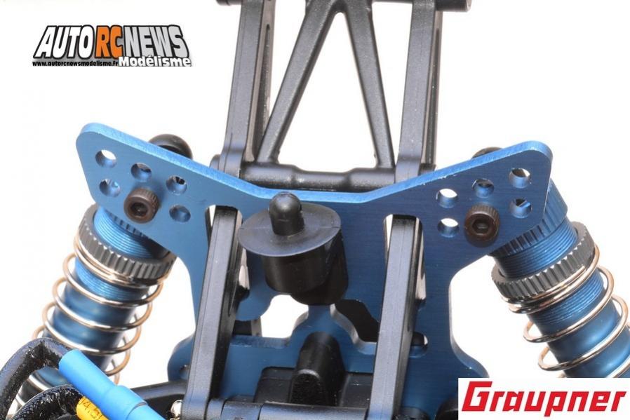 hobao hyper tt elektro truggy 1/10 brushless réf : 90183.rtr distribué par graupner.
