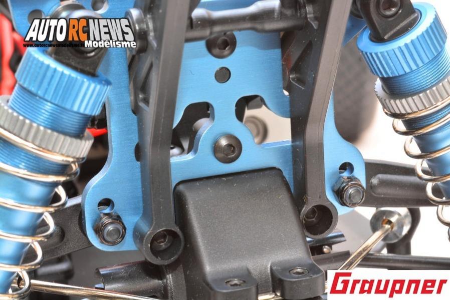 hobao hyper tt elektro truggy 1/10 brushless réf : 90183.rtr distribué par graupner.