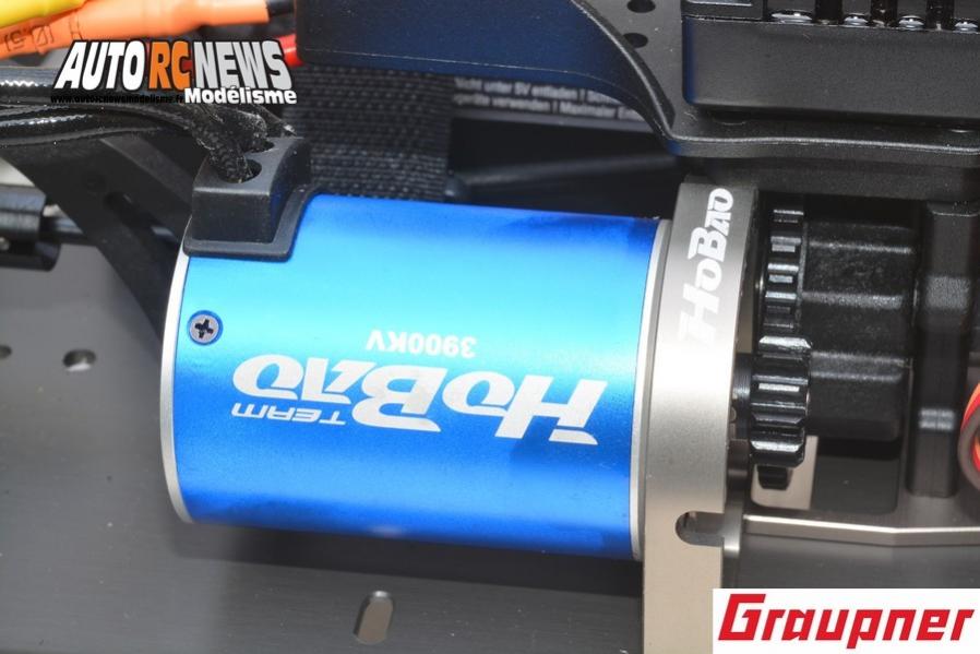 hobao hyper tt elektro truggy 1/10 brushless réf : 90183.rtr distribué par graupner.