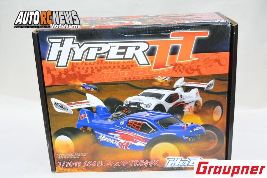 hobao hyper tt elektro truggy 1/10 brushless réf : 90183.rtr distribué par graupner.