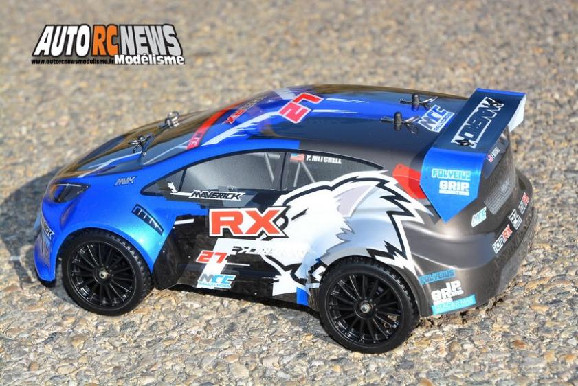 essai du maverick ion rx 1/18 électrique rtr réf : mv12805 distribué par avio et tiger.