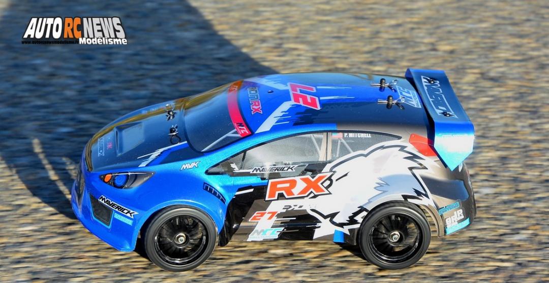 essai du maverick ion rx 1/18 électrique rtr réf : mv12805 distribué par avio et tiger.