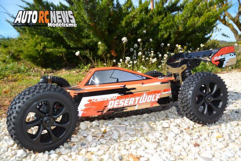 essai du maverick desertwolf brushless tt 1/8 réf : mv12901 distribué par avio et tiger essai du maverick desertwolf brushless tt 1/8 réf : mv12901 distribué par avio et tiger