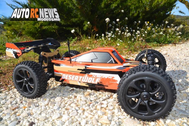 essai du maverick desertwolf brushless tt 1/8 réf : mv12901 distribué par avio et tiger