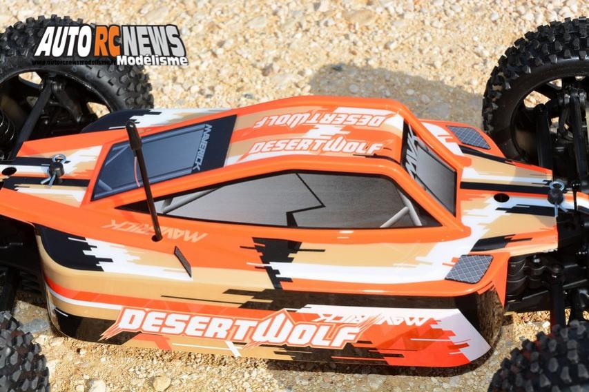 essai du maverick desertwolf brushless tt 1/8 réf : mv12901 distribué par avio et tiger
