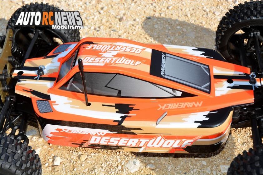 essai du maverick desertwolf brushless tt 1/8 réf : mv12901 distribué par avio et tiger