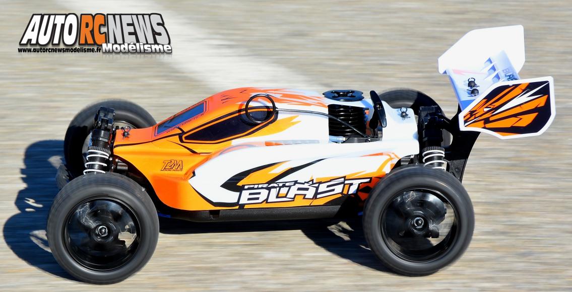 test t2m pirate blast réf : t4917 tt 1/10 thermique quatre roues motrices distribué par t2m à faulquemont.