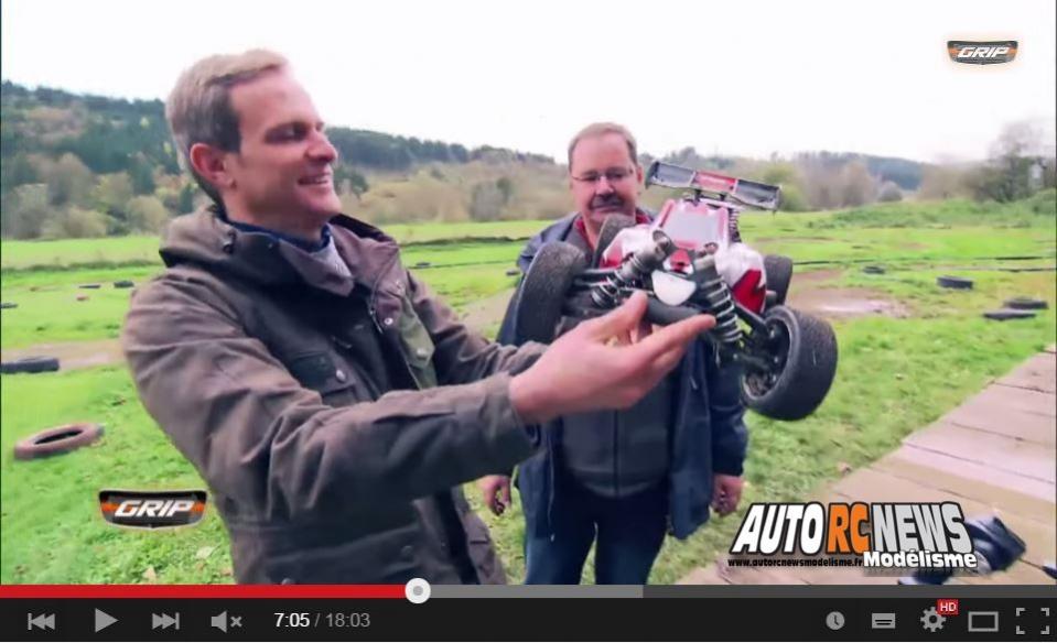 le carson virus 4.0 v21 rtr réf 500204031 a été testé par mathias malmedie sur rtl2 dans l'émission grip