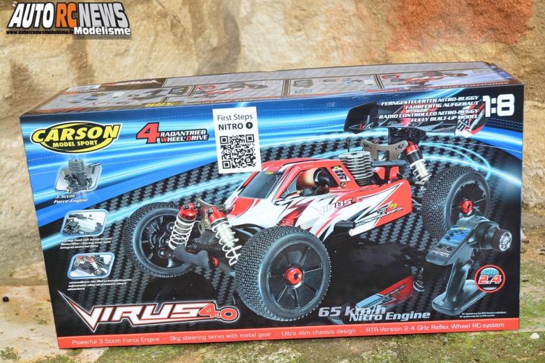 carson virus 4.0 v21 rtr thermique réf : 500204031 distribué par t2m