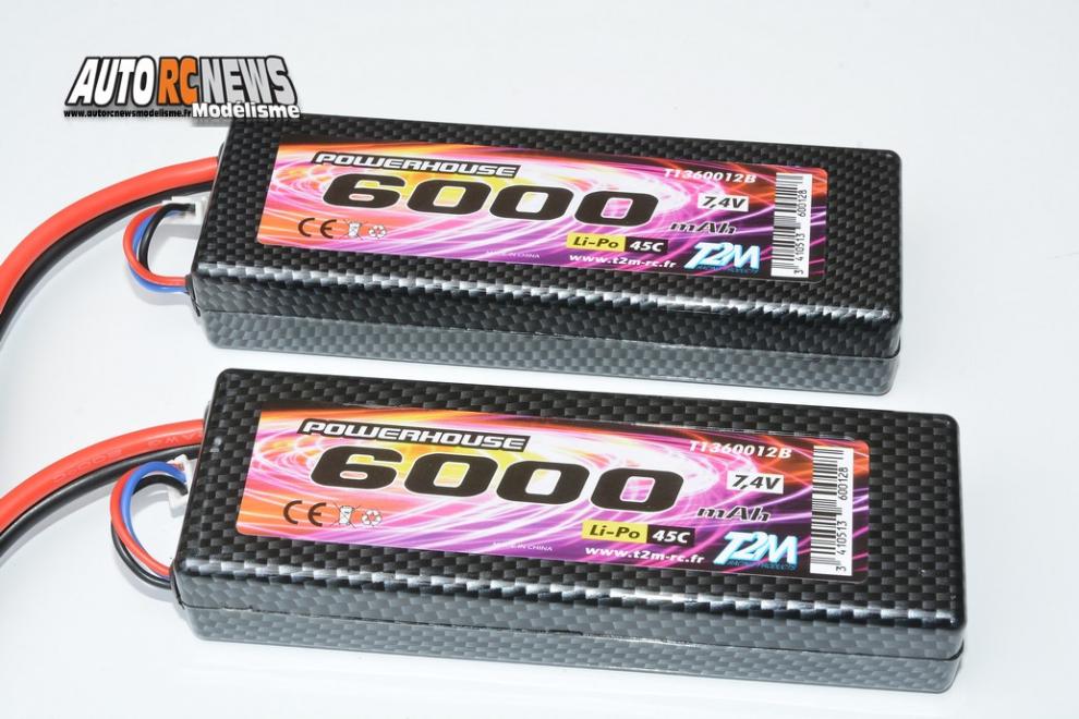 test pirate grizzly t2m réf : t4915 avec accus li-po powerhouse 6000mA en 45c