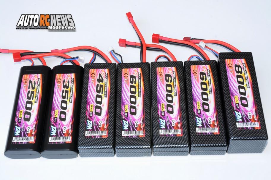 test pirate grizzly t2m réf : t4915 avec accus li-po powerhouse 6000mA en 45c