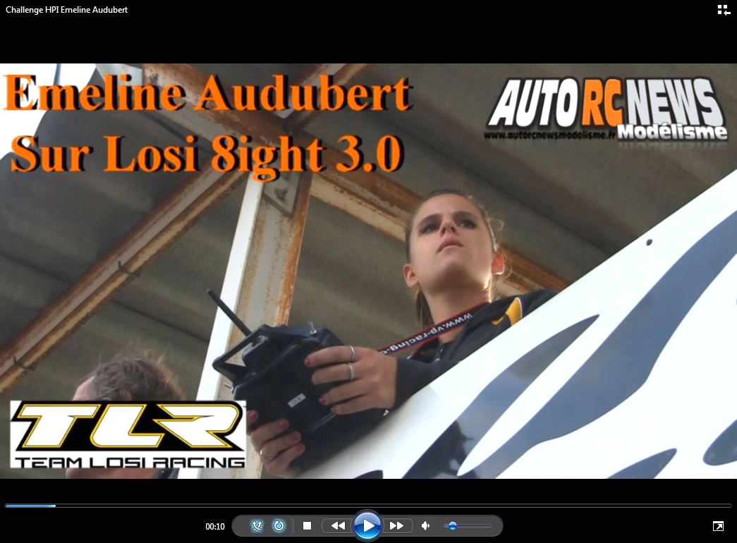 vidéo losi 8ight 3.0 d'Emeline audubert en rallygame à rognac sur le challenge hpi. vidéo losi 8ight 3.0 d'Emeline audubert en rallygame à rognac sur le challenge hpi.