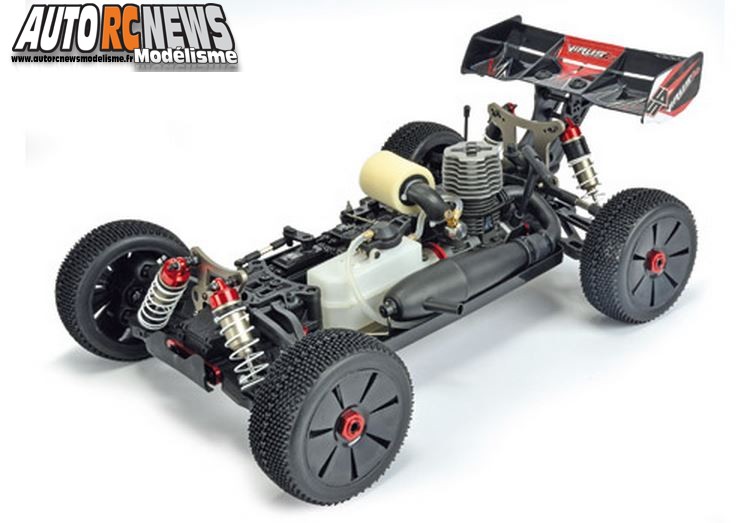 nouveau carson virus 4.0 tt 1/8 réf : c500204031. répliquethermique à l'échelle 1/8ème distribuée par t2m du virus 4.0 brushless.