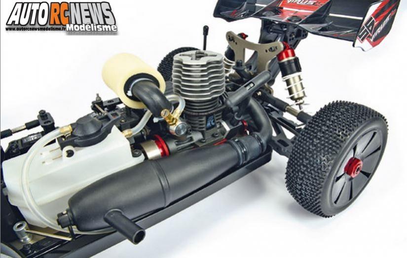 nouveau carson virus 4.0 tt 1/8 réf : c500204031. répliquethermique à l'échelle 1/8ème distribuée par t2m du virus 4.0 brushless.