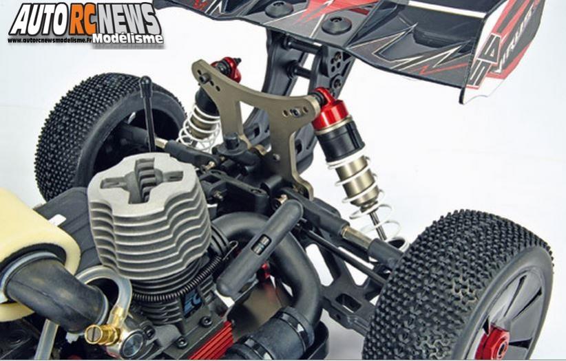 nouveau carson virus 4.0 tt 1/8 réf : c500204031. répliquethermique à l'échelle 1/8ème distribuée par t2m du virus 4.0 brushless.