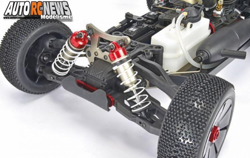 nouveau carson virus 4.0 tt 1/8 réf : c500204031. répliquethermique à l'échelle 1/8ème distribuée par t2m du virus 4.0 brushless.
