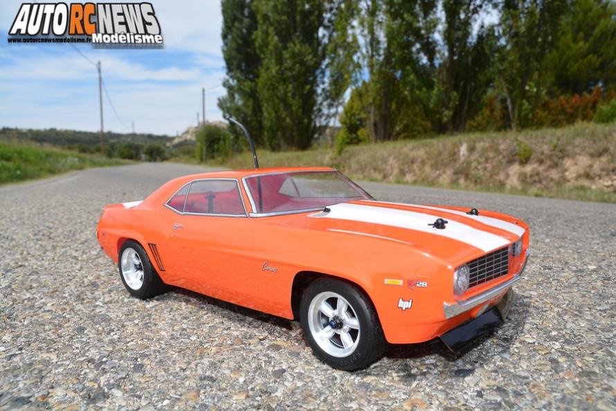 hpi sprint2 sport 1969 chevrolet camaro z28 #106133. nouvelle version 2014 brushed piste 1/10 électrique.