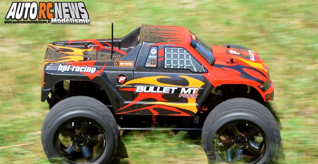 hpi bullet mt flux rtr #107010. nouvelle version 2014 du tt 1/10 brushless.