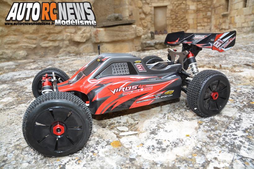 Carson Virus 4.0 Brushless #C500409050 Nouveau TT 1/8ème brushless Carson distribué par T2M.