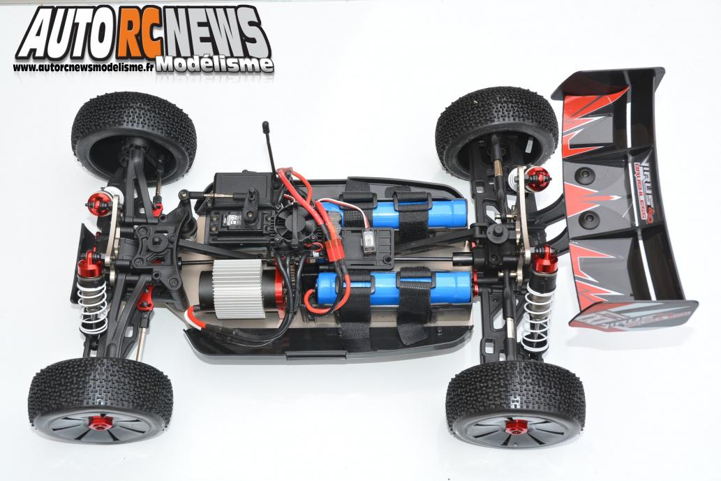 Carson Virus 4.0 Brushless #C500409050 Nouveau TT 1/8ème brushless Carson distribué par T2M.