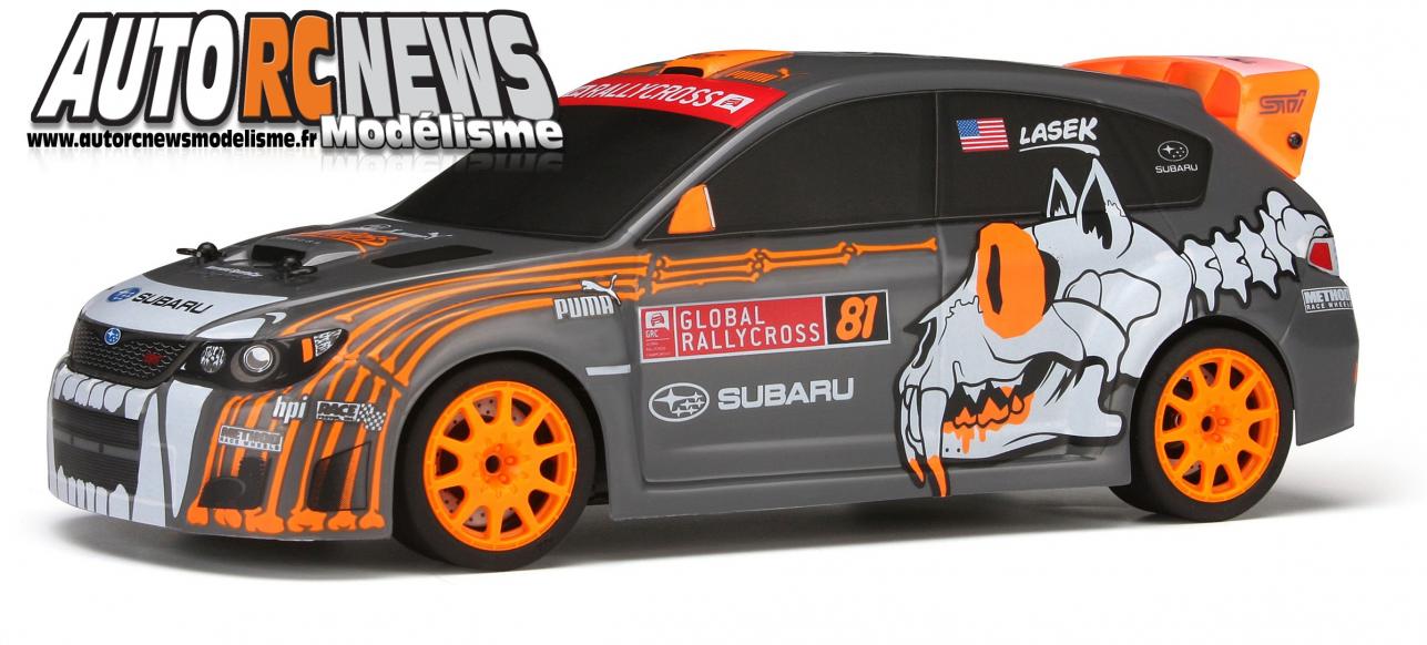 HPI Micro RS4 Subaru WRX STI Bucky Lasek #112465 àl'échelle 1/18ème. HPI Micro RS4 Subaru WRX STI Bucky Lasek #112465 àl'échelle 1/18ème.
