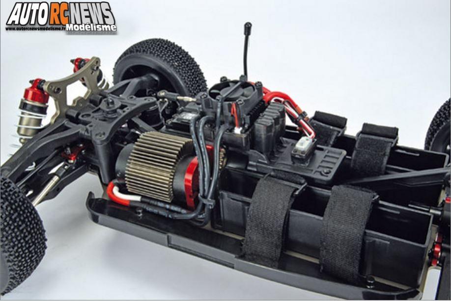 Carson Virus 4.0 Brushless #C500409050 Nouveau TT 1/8ème brushless rtr motorisé par un moteur de 1980 KV et des accus Li-Po 4S distribué par T2M.