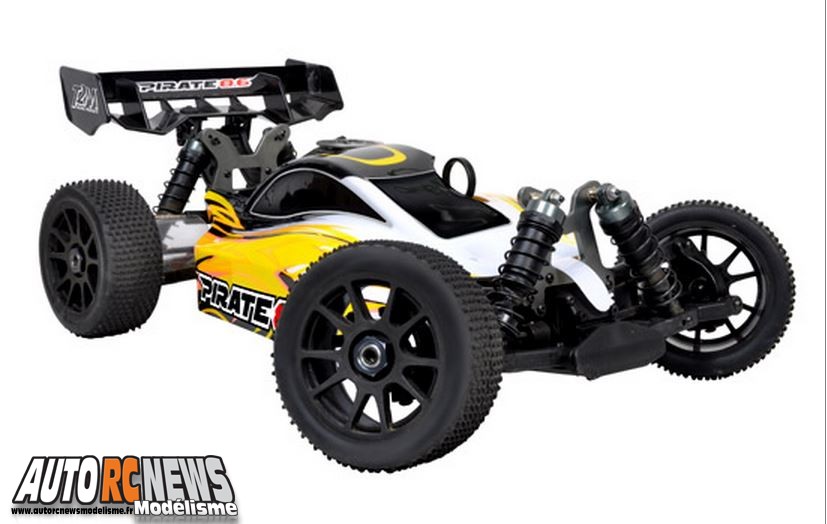 Pirate 8.6 RTR réf T4791L. voiture radiocommandée T2Mà l'échelle 1/8ème.