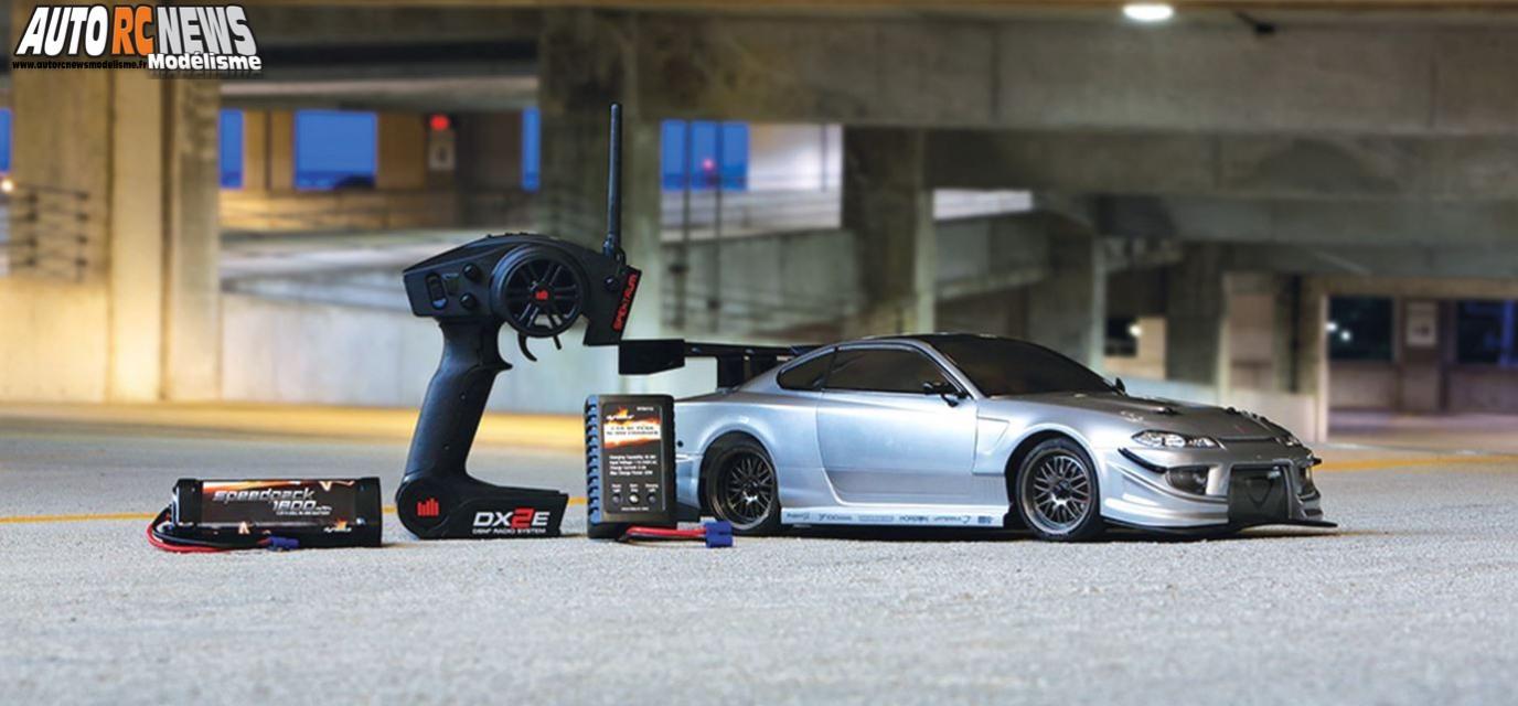 Vaterra Nissan Silvia S15 réf : vtr03008. voiture radiocommandée électrique à l'échelle 1/10ème de marque vaterra rc pour le modelisme rc réalisée sur base v100-c touring car rtr.