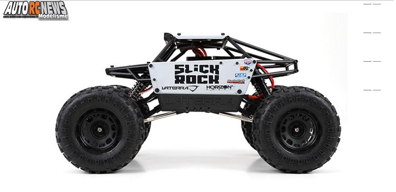 Vaterra Slickrock ref : VTR01003. voiture radiocommandée électrique à l'échelle 1/18ème de marque vaterra rc pour le modelisme rc. Vaterra Slickrock ref : VTR01003. voiture radiocommandée électrique à l'échelle 1/18ème de marque vaterra rc pour le modelisme rc.