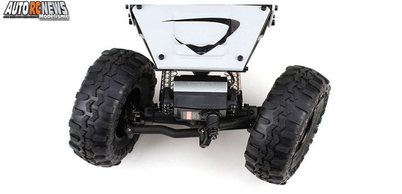 Vaterra Slickrock ref : VTR01003. voiture radiocommandée électrique à l'échelle 1/18ème de marque vaterra rc pour le modelisme rc.