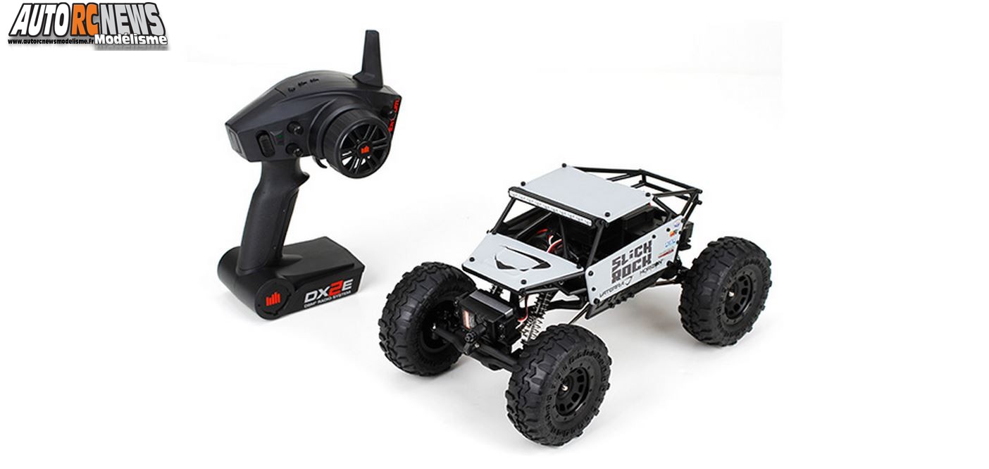 Vaterra Slickrock ref : VTR01003. voiture radiocommandée électrique à l'échelle 1/18ème de marque vaterra rc pour le modelisme rc.