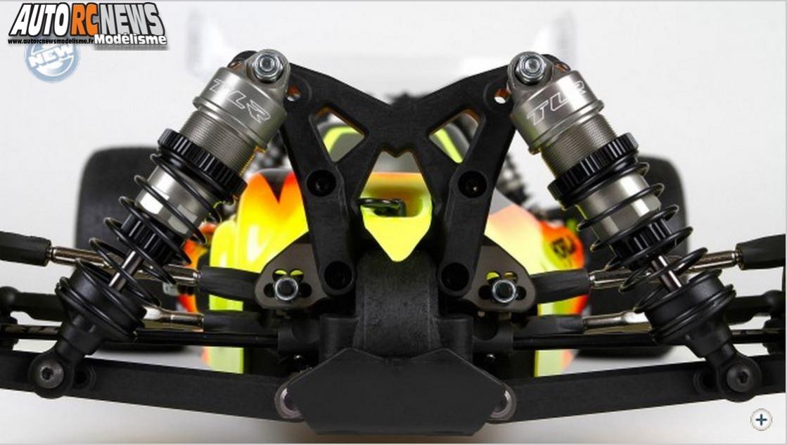 TLR 22 4WD. nouvelle voiture radiocommandée électrique à l'échelle 1/10ème de marque team losi racing. version 4 roues motrices de compétition pour le modélisme auto R/C. réf : tlr03005