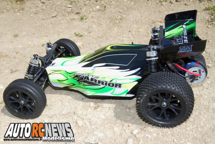 T2M Pirate Warrior brushless réf : T4909B nouveau tout-terrain électrique à l'échelle 1/10ème disponible en version brushless équipé d'un moteur brushless Dynamite 14 tours de 2584 Kv. voiture radiocommandée. modélisme auto r/c.