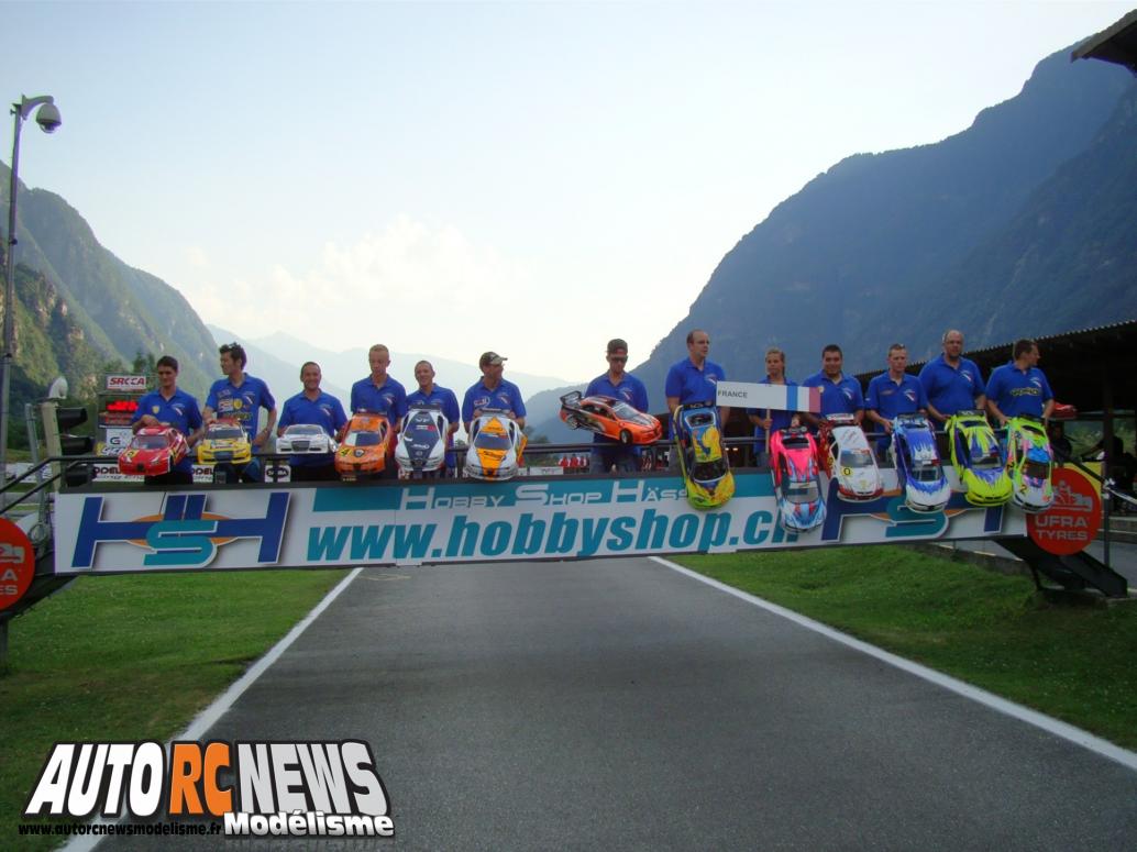 world Ifmar 1/5 Lostallo.championnat du monde de voitures de piste à l'échelle 1/5ème de tourisme sur le circuit Suisse de Lostallo du club mini racing ticino et moesa (mrtm). voitures de modélisme auto radiocommandées. markus feldmann sacré champion du monde ifmar 1/5 2013.