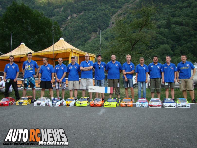 world Ifmar 1/5 Lostallo.championnat du monde de voitures de piste à l'échelle 1/5ème de tourisme sur le circuit Suisse de Lostallo du club mini racing ticino et moesa (mrtm). voitures de modélisme auto radiocommandées. markus feldmann sacré champion du monde ifmar 1/5 2013.