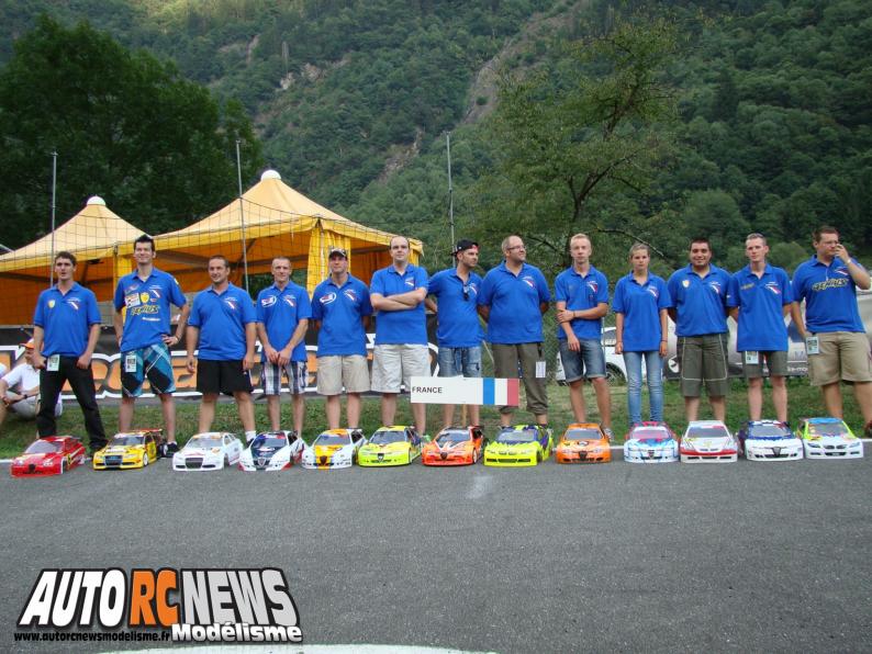 world Ifmar 1/5 Lostallo.championnat du monde de voitures de piste à l'échelle 1/5ème de tourisme sur le circuit Suisse de Lostallo du club mini racing ticino et moesa (mrtm). voitures de modélisme auto radiocommandées. markus feldmann sacré champion du monde ifmar 1/5 2013.